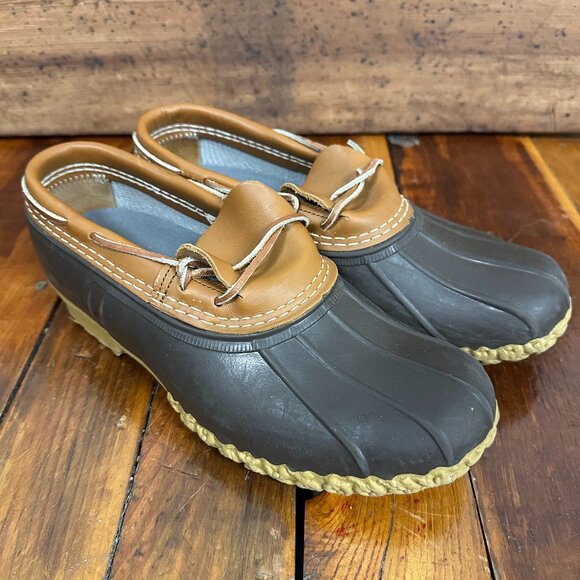 LL Bean Bean Boots, Rubber Mocs Size 8 - Picture 1 of 13